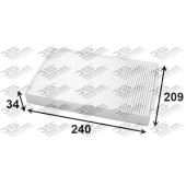 Фильтр салонный <b>JS ASAKASHI AC0111</b>