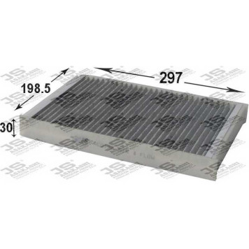 Фильтр салонный угольный <b>JS ASAKASHI AC0128C</b>