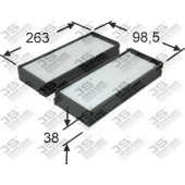 Фильтр салонный (комплект из 2-х шт) <b>JS ASAKASHI AC0159SET</b>