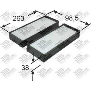 Фильтр салонный (комплект из 2-х шт) <b>JS ASAKASHI AC0159SET</b>