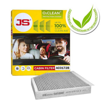 Фильтр салонный O2CLEAN AUDI Q5 08-15 <b>JS ASAKASHI AC0172B</b>-1