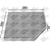 Фильтр салонный угольный <b>JS ASAKASHI AC0172C</b>