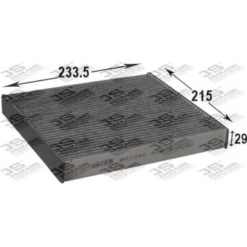 Фильтр салонный угольный <b>JS ASAKASHI AC106C</b>