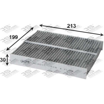 Фильтр салонный угольный <b>JS ASAKASHI AC201C</b>