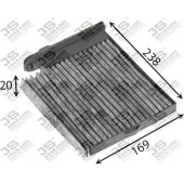 Фильтр салонный угольный <b>JS ASAKASHI AC2509C</b>