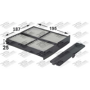 Фильтр салонный <b>JS ASAKASHI AC301J</b>