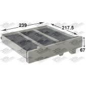 Фильтр салонный угольный <b>JS ASAKASHI AC3504C</b>