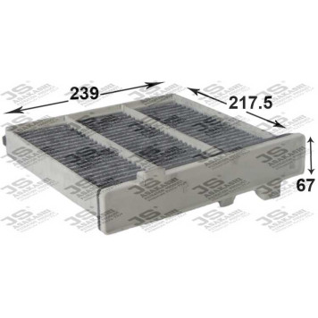 Фильтр салонный угольный <b>JS ASAKASHI AC3504C</b>