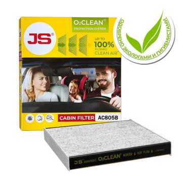 Фильтр салонный O2CLEAN HONDA JAZZ 02-08/AIRWAVE 04-/MOBILIO 01-08 <b>JS ASAKASHI AC805B</b>-2