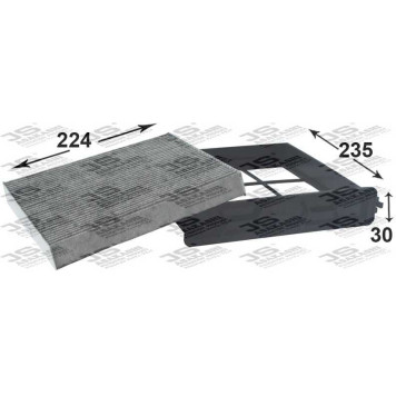 Фильтр салонный угольный <b>JS ASAKASHI AC881C</b>