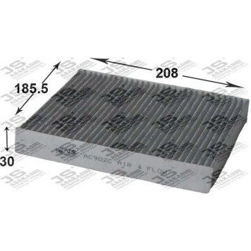 Фильтр салонный угольный <b>JS ASAKASHI AC902C</b>