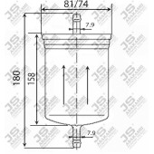 Фильтр топливный <b>JS ASAKASHI FS2070</b>