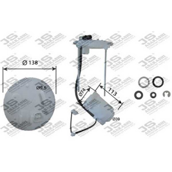 Фильтр топливный <b>JS ASAKASHI FS23002</b>-1