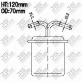 Фильтр топливный <b>JS ASAKASHI FS317J</b>