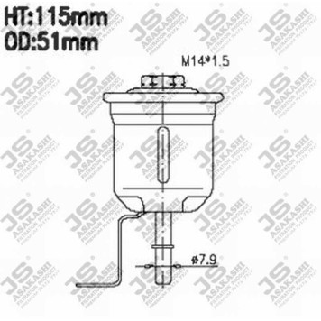 Фильтр топливный <b>JS ASAKASHI FS3204</b>