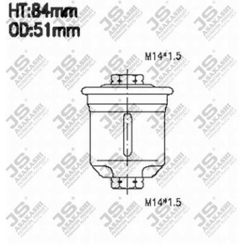 Фильтр топливный <b>JS ASAKASHI FS3205</b>