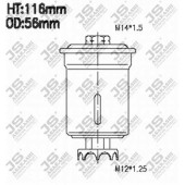 Фильтр топливный <b>JS ASAKASHI FS6002U</b>