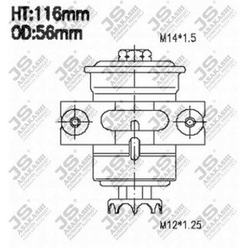 Фильтр топливный <b>JS ASAKASHI FS6202U</b>