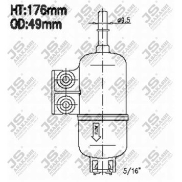 Фильтр топливный <b>JS ASAKASHI FS7003</b>