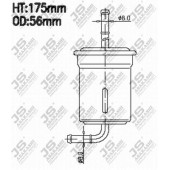 Фильтр топливный <b>JS ASAKASHI FS9054</b>