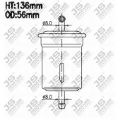 Фильтр топливный <b>JS ASAKASHI FS9090</b>