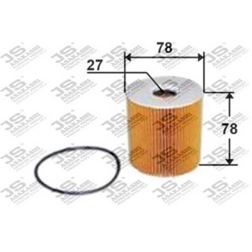 Фильтр масляный (элемент) <b>JS ASAKASHI OE0007</b>-1