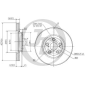 Диск тормозной передний DF4416 (277x26) 5 отв <b>JUST DRIVE JBD0032</b>