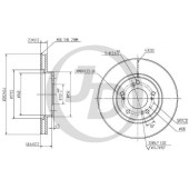 Диск тормозной передний DF4028 (282x23) 5 отв <b>JUST DRIVE JBD0043</b>