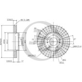 Диск тормозной передний DF4316 (280x28) 5 отв <b>JUST DRIVE JBD0075</b>