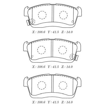 Заменен на H колодки торм. дисковые пер. Suzuki Ignis 00-03 01- <b>KASHIYAMA D0045M</b>