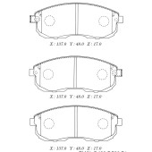 Заменен на H колодки тормозные дисковые NISSAN MAXIMA QX 95-02 <b>KASHIYAMA D1110M</b>