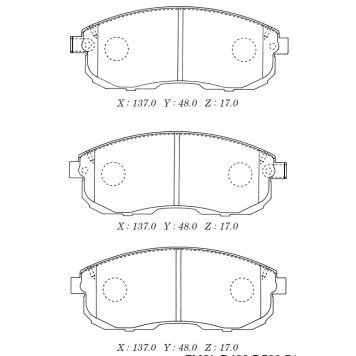 Заменен на H колодки тормозные дисковые NISSAN MAXIMA QX 95-02 <b>KASHIYAMA D1110M</b>
