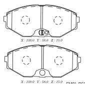 Заменен на H колодки тормозные дисковые пер. Nissan Maxima QX <b>KASHIYAMA D1165M</b>