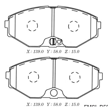 Заменен на H колодки тормозные дисковые пер. Nissan Maxima QX <b>KASHIYAMA D1165M</b>