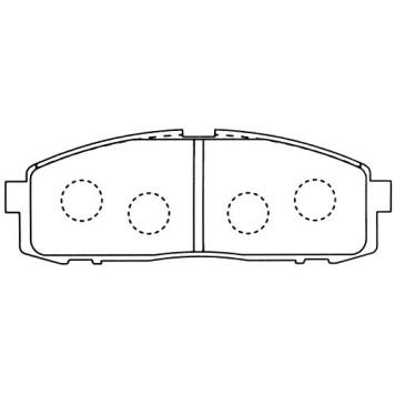 Колодки тормозные дисковые <b>KASHIYAMA D2042</b>
