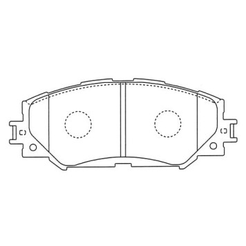 Заменен на H колодки тормозные дисковые пер. TOYOTA AURIS 06- <b>KASHIYAMA D2274</b>