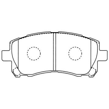 Заменен на H колодки торм. дисковые пер. SUBARU IMPREZA, FORESTER 98- <b>KASHIYAMA D7036</b>