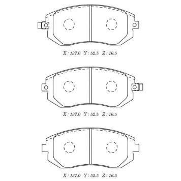 Заменен на H колодки тормозные дисковые пер. Subaru Legacy 2.0i,2.5i 98-03, <b>KASHIYAMA D7055M</b>