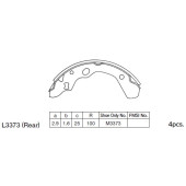 Колодки тормозные барабанные <b>KASHIYAMA K3373</b>