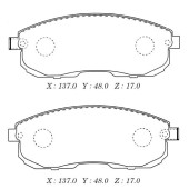 Заменен на H колодки тормозные дисковые пер. NISSAN CEDRIC ,SKYLINE 01- <b>KASHIYAMA D1119M</b>