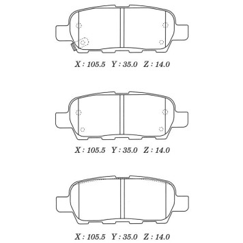 Заменен на H колодки тормозные дисковые задн. Nissan X-Trail <b>KASHIYAMA D1244M</b>