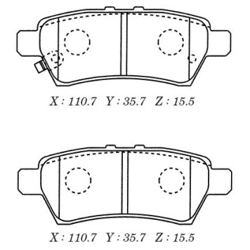 Заменен на H колодки тормозные дисковые <b>KASHIYAMA D1272M</b>