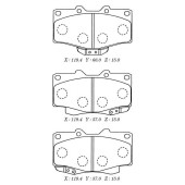 Заменен на H колодки тормозные дисковые пер. TOYOTA LAND CRUISER 84-97 <b>KASHIYAMA D2082M</b>