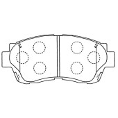 Зам на H колодки тормозные дисковые <b>KASHIYAMA D2088</b>