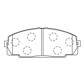 Заменен на H колодки тормозные дисковые пер. TOYOTA HIACE 89-02 <b>KASHIYAMA D2104</b>