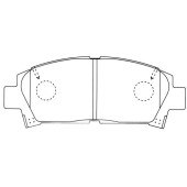 Зам на H колодки торм. диск. TOYOTA AVENSIS 1.6,1.8,2.0 00- <b>KASHIYAMA D2108</b>