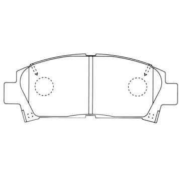 Зам на H колодки торм. диск. TOYOTA AVENSIS 1.6,1.8,2.0 00- <b>KASHIYAMA D2108</b>