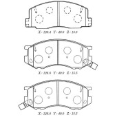 Колодки тормозные дисковые <b>KASHIYAMA D2121M</b>