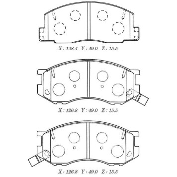 Колодки тормозные дисковые <b>KASHIYAMA D2121M</b>