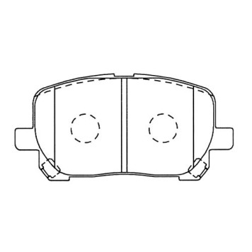 Заменен на H колодки тормозные дисковые пер. Toyota Corolla, Avensis Verso 01- <b>KASHIYAMA D2217</b>